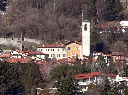 Chiesa di Ponzate vista da Lipomo